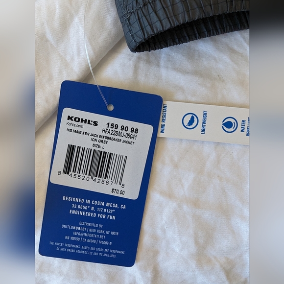 Hurley, Windbreaker, Large - Picture 5 of 7